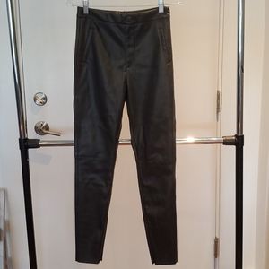 Zara NWT Leather Pants